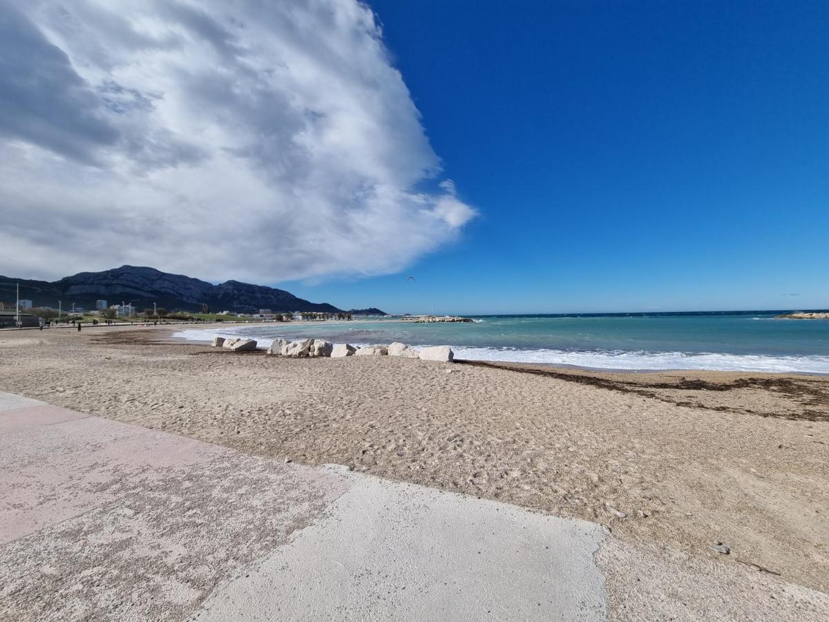 Appartement T1 Marseille Prado Chanot Plage Buitenkant foto